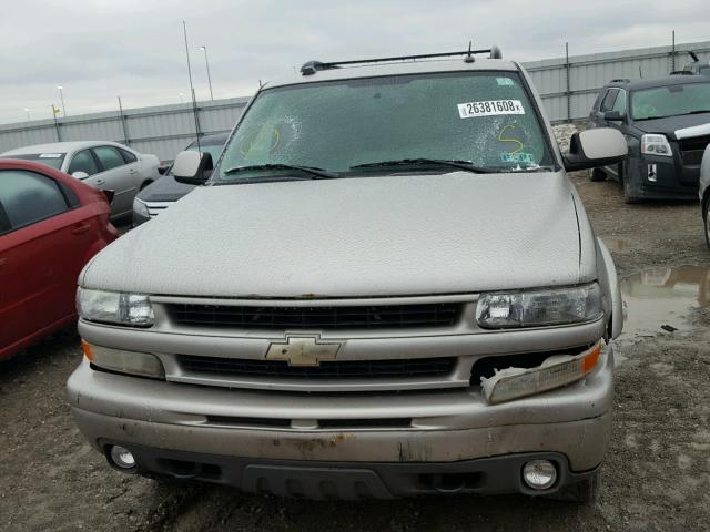 3GNFK16Z65G170650 - 2005 CHEVROLET SUBURBAN K TAN photo 9