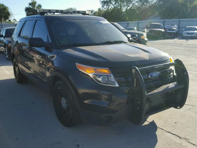 1FM5K8AR6DGA68548 - 2013 FORD EXPLORER P BLACK photo 1