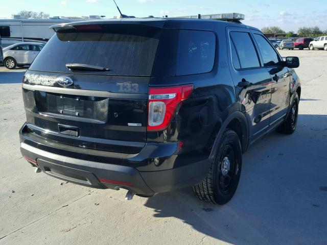 1FM5K8AR6DGA68548 - 2013 FORD EXPLORER P BLACK photo 4