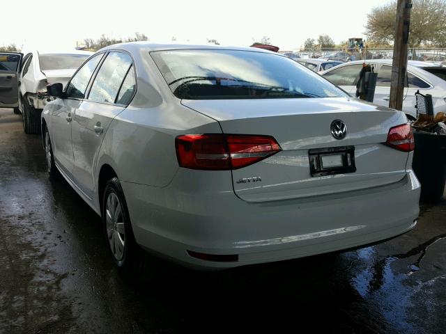 3VW2K7AJ3FM343651 - 2015 VOLKSWAGEN JETTA BASE 白色 照片 3