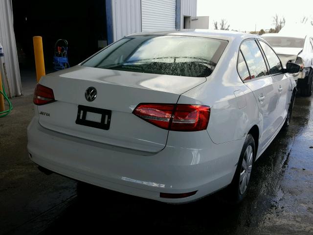 3VW2K7AJ3FM343651 - 2015 VOLKSWAGEN JETTA BASE 白色 照片 4