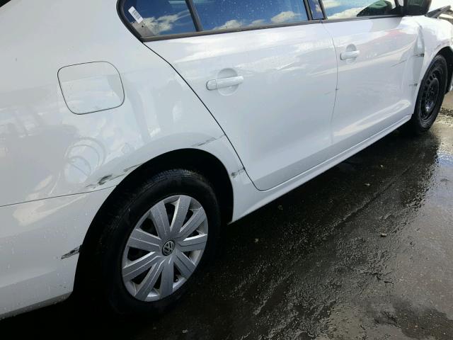 3VW2K7AJ3FM343651 - 2015 VOLKSWAGEN JETTA BASE 白色 照片 9