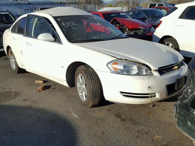 2G1WT55N881236939 - 2008 CHEVROLET IMPALA LT WHITE photo 1