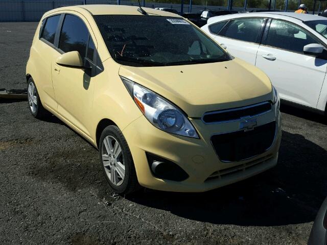 KL8CD6S92EC534454 - 2014 CHEVROLET SPARK 1LT YELLOW photo 1