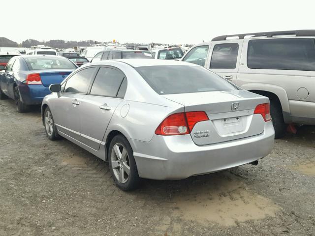 1HGFA16826L022097 - 2006 HONDA CIVIC EX SILVER photo 3