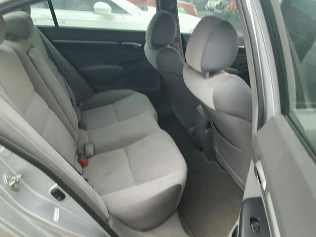 1HGFA16826L022097 - 2006 HONDA CIVIC EX ვერცხლისფერი ფოტო 6