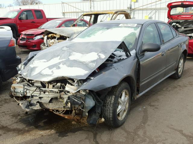 1G3NL52FX3C224715 - 2003 OLDSMOBILE ALERO GL GRAY photo 2