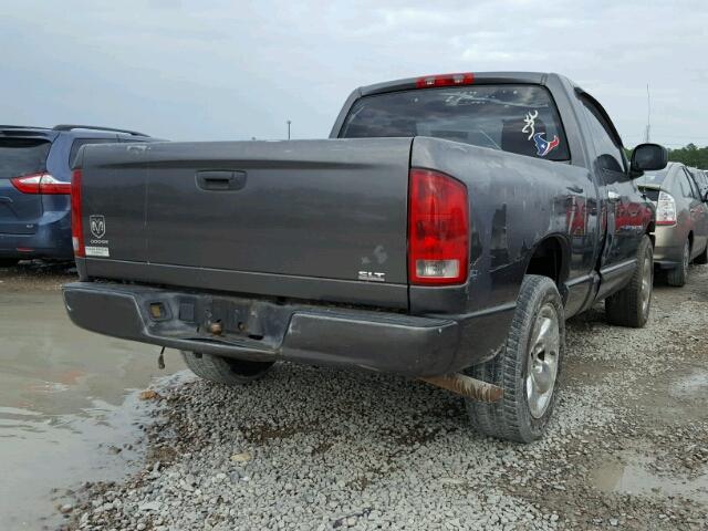 1D7HA16N44J166133 - 2004 DODGE RAM 1500 S GRAY photo 4