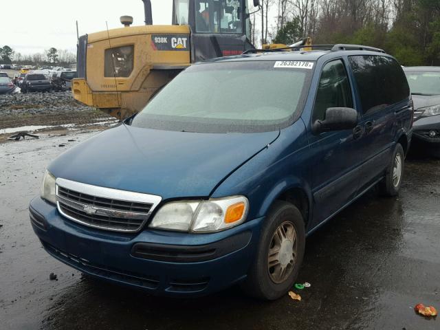 1GNDX03E42D249201 - 2002 CHEVROLET VENTURE GREEN photo 2