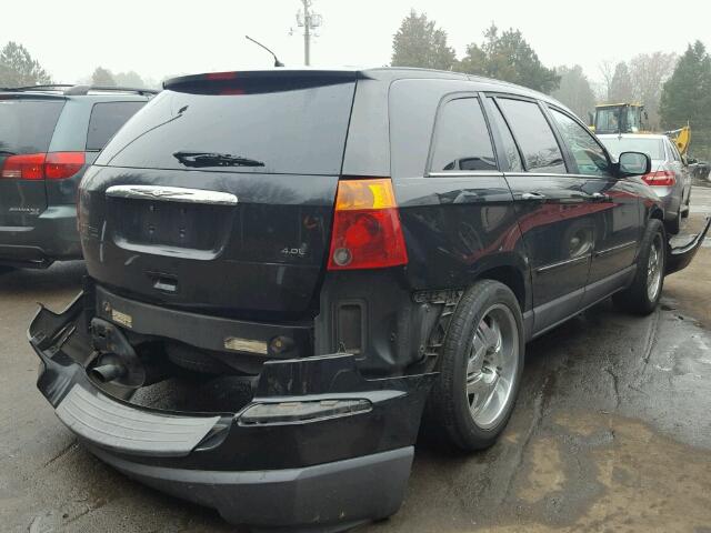 2A8GM68X87R164368 - 2007 CHRYSLER PACIFICA T BLACK photo 4