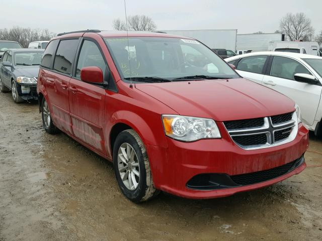 2C4RDGCG6DR686635 - 2013 DODGE GRAND CARA RED photo 1