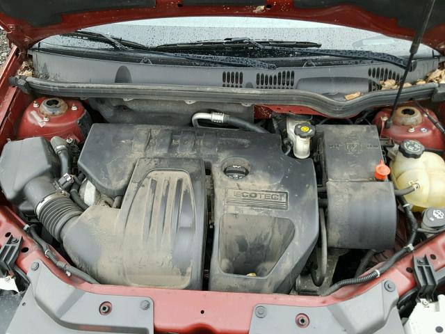 1G1AD5F50A7116633 - 2010 CHEVROLET COBALT 1LT RED photo 7