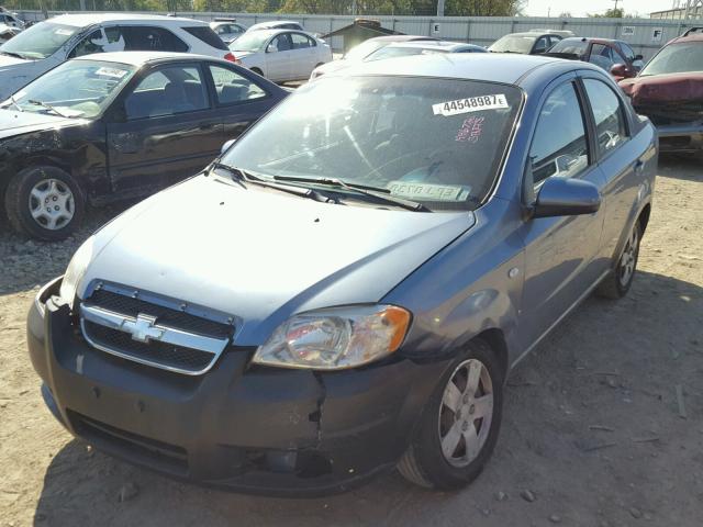 KL1TD56678B087302 - 2008 CHEVROLET AVEO BASE Mavi foto 2