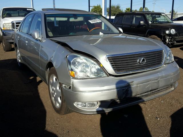 JTHBN30F630095473 - 2003 LEXUS LS 430 SILVER photo 1