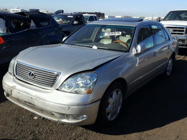 JTHBN30F630095473 - 2003 LEXUS LS 430 SILVER photo 2