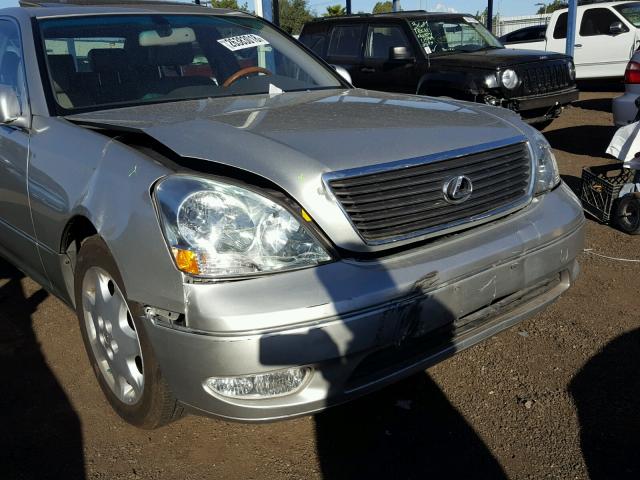 JTHBN30F630095473 - 2003 LEXUS LS 430 SILVER photo 9