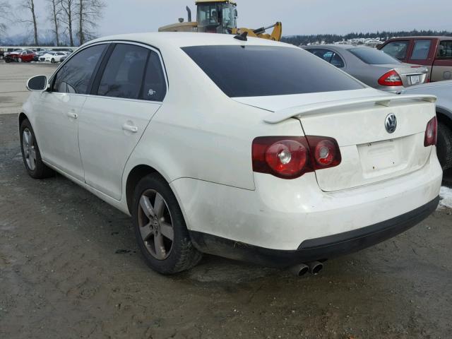 3VWRM71K58M191196 - 2008 VOLKSWAGEN JETTA SE WHITE photo 3