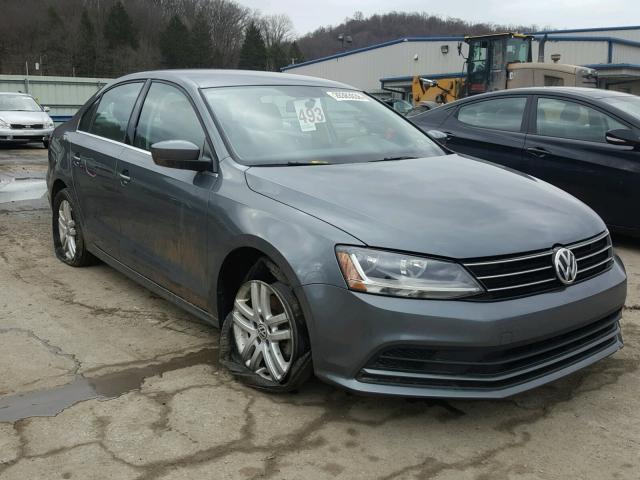 3VW2B7AJ5HM216323 - 2017 VOLKSWAGEN JETTA S GRAY photo 1