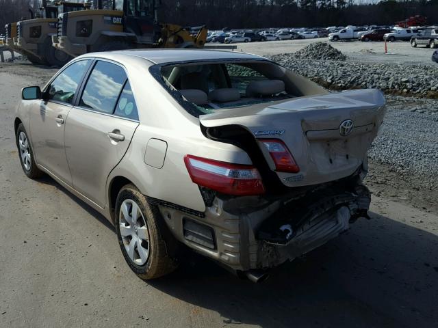 4T1BK46K07U515369 - 2007 TOYOTA CAMRY NEW GOLD photo 3