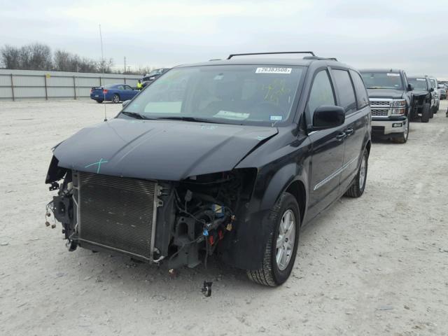 2C4RC1BG6CR305575 - 2012 CHRYSLER TOWN & COU BLACK photo 2