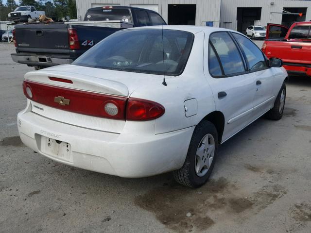 1G1JC52FX57187538 - 2005 CHEVROLET CAVALIER WHITE photo 4