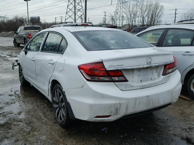 19XFB2F94EE247221 - 2014 HONDA CIVIC EXL 白色 照片 3