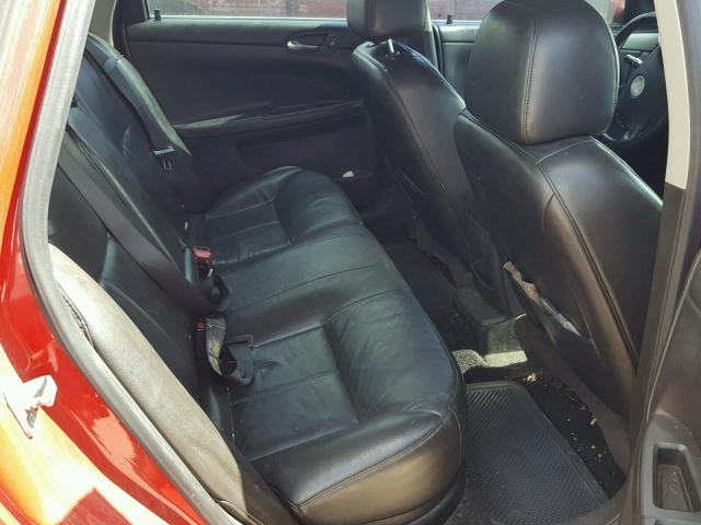 2G1WD58C789155004 - 2008 CHEVROLET IMPALA SUP 红色 照片 6