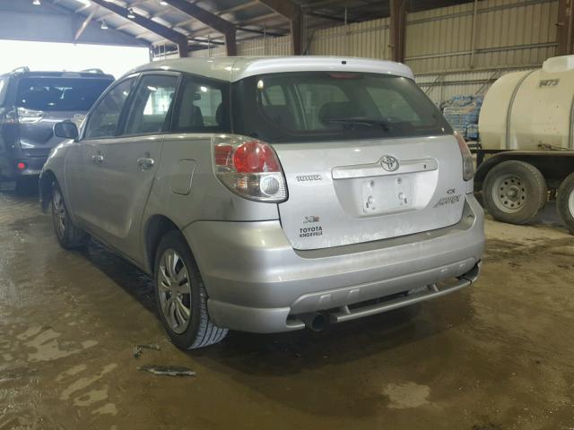 2T1KR32E28C714996 - 2008 TOYOTA COROLLA MA SILVER photo 3