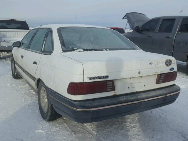 1FABP52U4KG283391 - 1989 FORD TAURUS GL WHITE photo 3