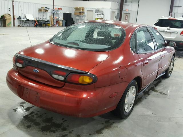 1FALP52U8VA250583 - 1997 FORD TAURUS GL BURGUNDY photo 4