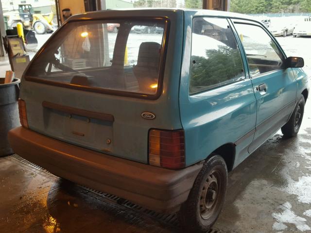 KNJPT05H5P6126010 - 1993 FORD FESTIVA L TEAL photo 4