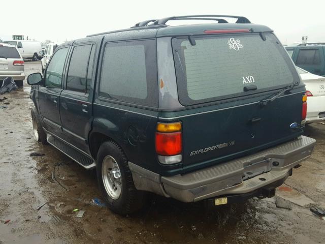 1FMDU32P7TZA92558 - 1996 FORD EXPLORER GREEN photo 3