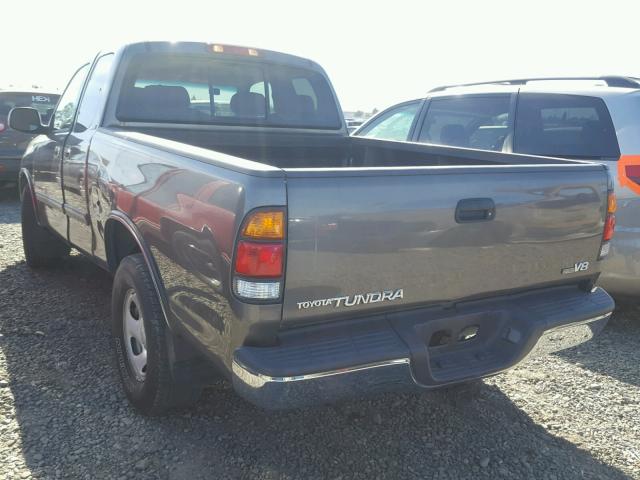 5TBRT34163S375162 - 2003 TOYOTA TUNDRA ACC GRAY photo 3