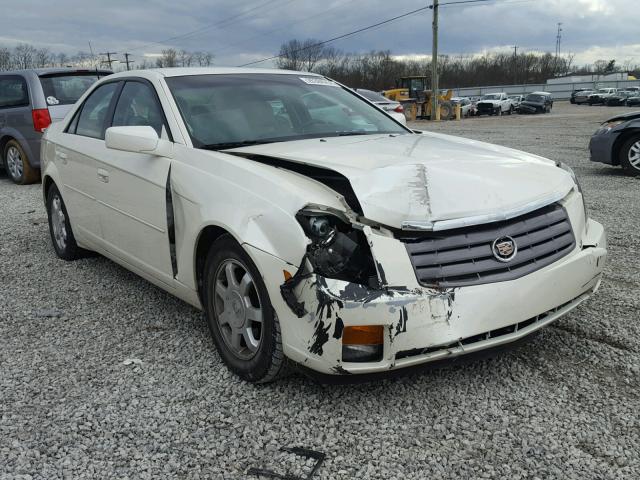 1G6DM577940102069 - 2004 CADILLAC CTS WHITE photo 1