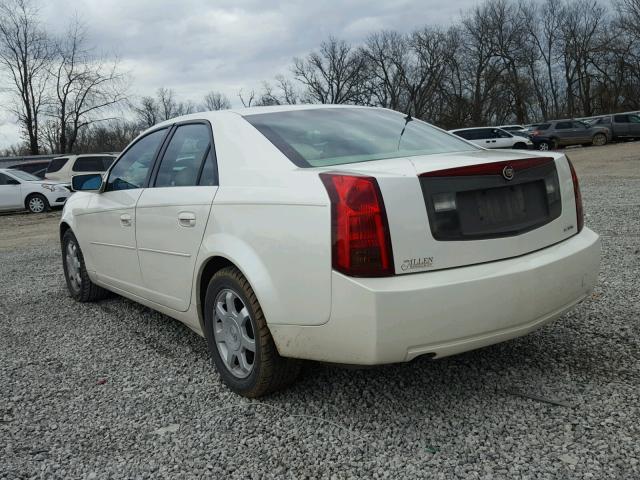 1G6DM577940102069 - 2004 CADILLAC CTS WHITE photo 3