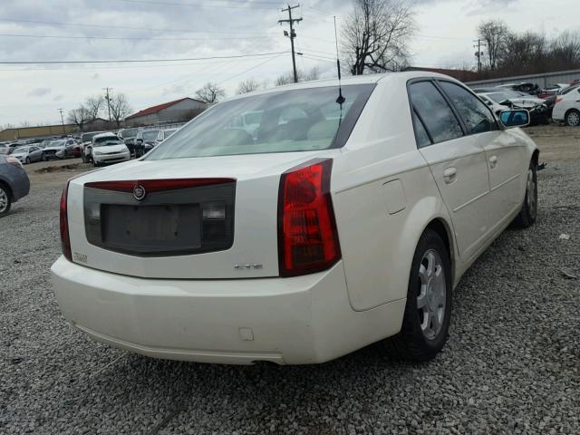 1G6DM577940102069 - 2004 CADILLAC CTS WHITE photo 4