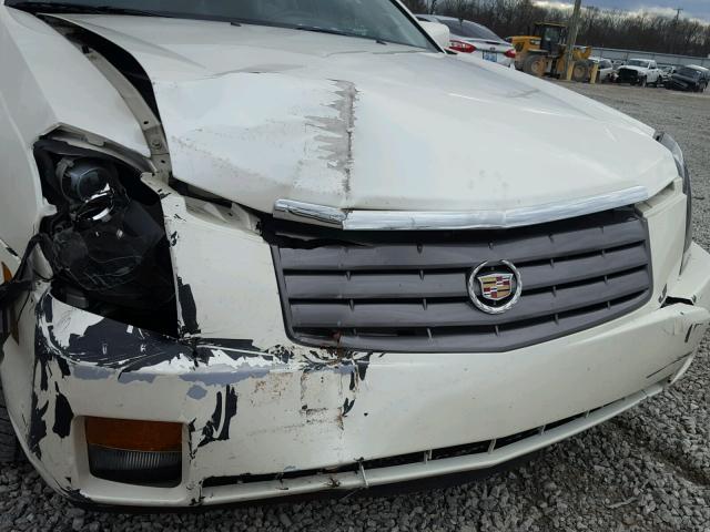 1G6DM577940102069 - 2004 CADILLAC CTS WHITE photo 9