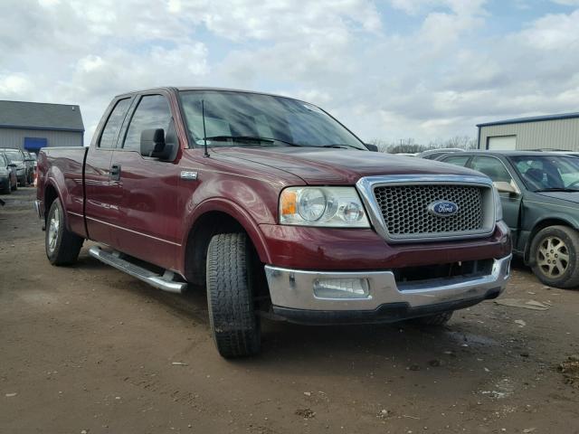 1FTPX12584NC67775 - 2004 FORD F150 MAROON photo 1