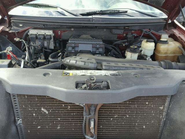 1FTPX12584NC67775 - 2004 FORD F150 Շագանակագույն լուսանկար 7