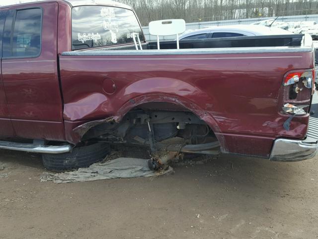 1FTPX12584NC67775 - 2004 FORD F150 Շագանակագույն լուսանկար 9