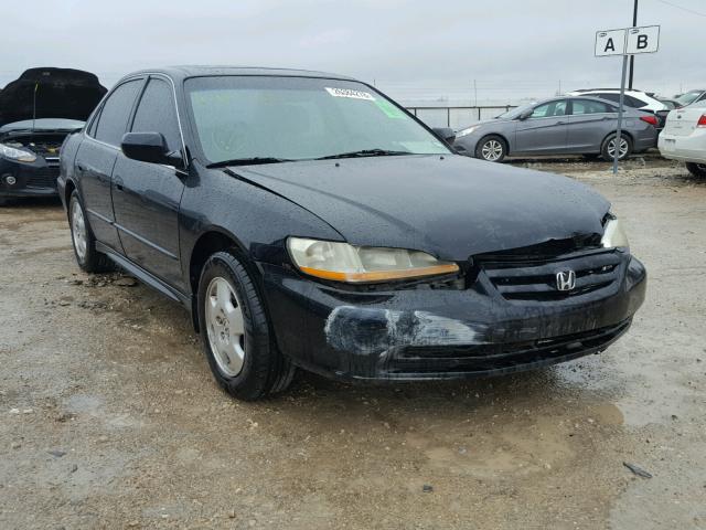 1HGCG16502A081632 - 2002 HONDA ACCORD EX BLACK photo 1