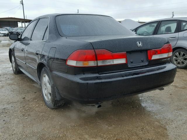 1HGCG16502A081632 - 2002 HONDA ACCORD EX BLACK photo 3