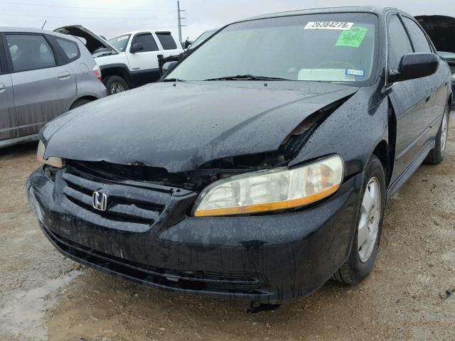 1HGCG16502A081632 - 2002 HONDA ACCORD EX BLACK photo 9