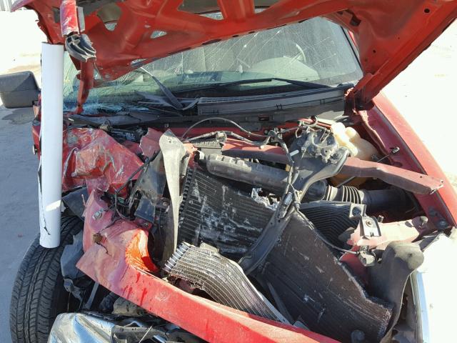 1FTPW12595FB64136 - 2005 FORD F150 SUPER RED photo 7