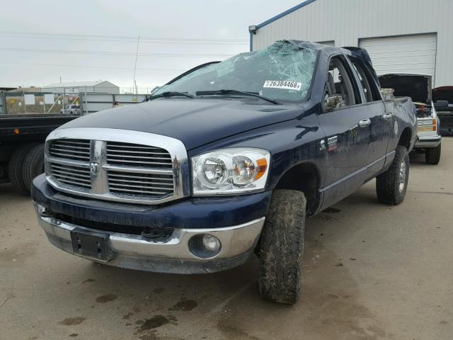 3D7KS28A28G222354 - 2008 DODGE RAM 2500 S BLUE photo 2
