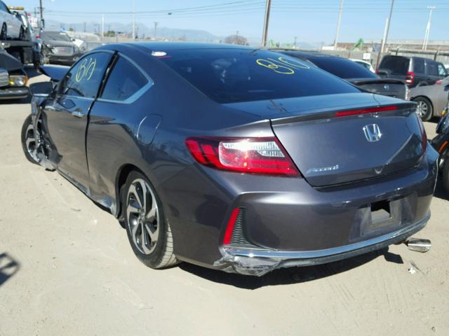 1HGCT1B38GA003008 - 2016 HONDA ACCORD LX- GRAY photo 3