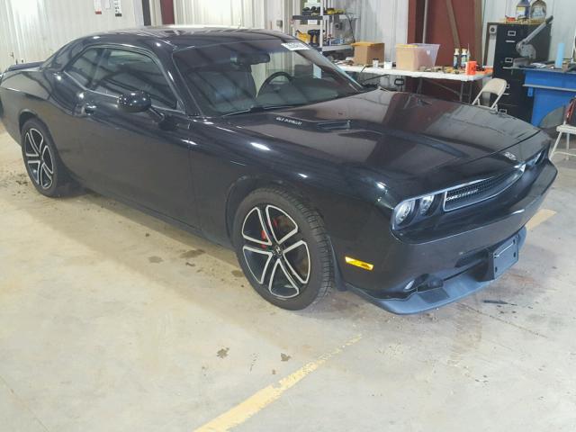 2B3LJ74WX9H608796 - 2009 DODGE CHALLENGER BLACK photo 1