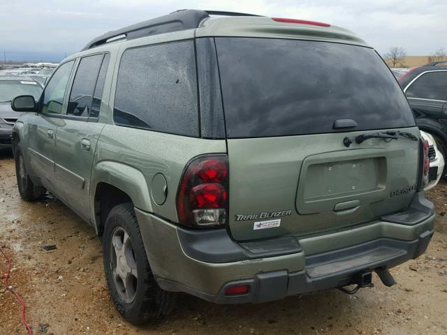 1GNES16S846103756 - 2004 CHEVROLET TRAILBLAZE GREEN photo 3