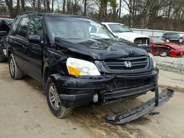 2HKYF186X5H515470 - 2005 HONDA PILOT EXL BLACK photo 1