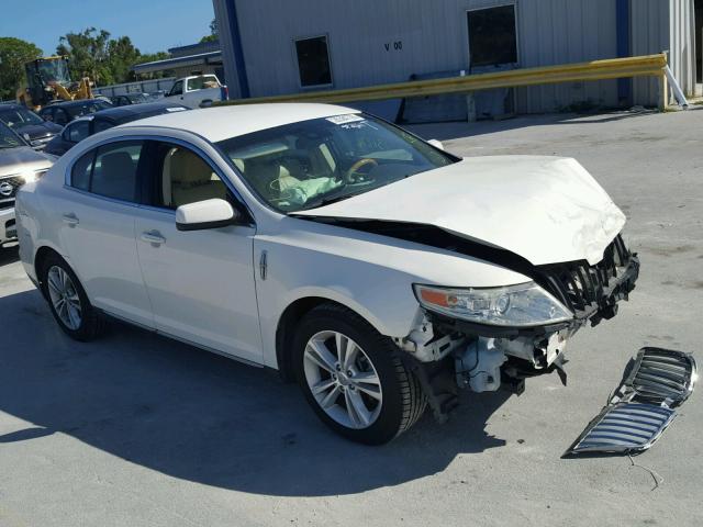 1LNHL9DR0CG800425 - 2012 LINCOLN MKS WHITE photo 1